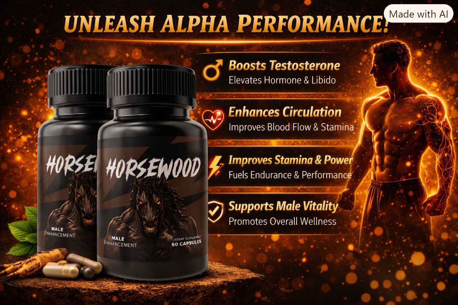 How Horsewood works to support energy, focus, stress balance and immunity